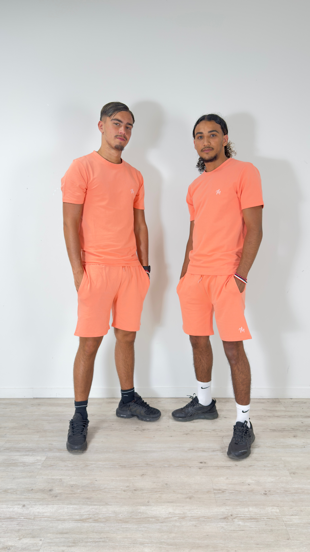 Ensemble Monaco Saumon Coton