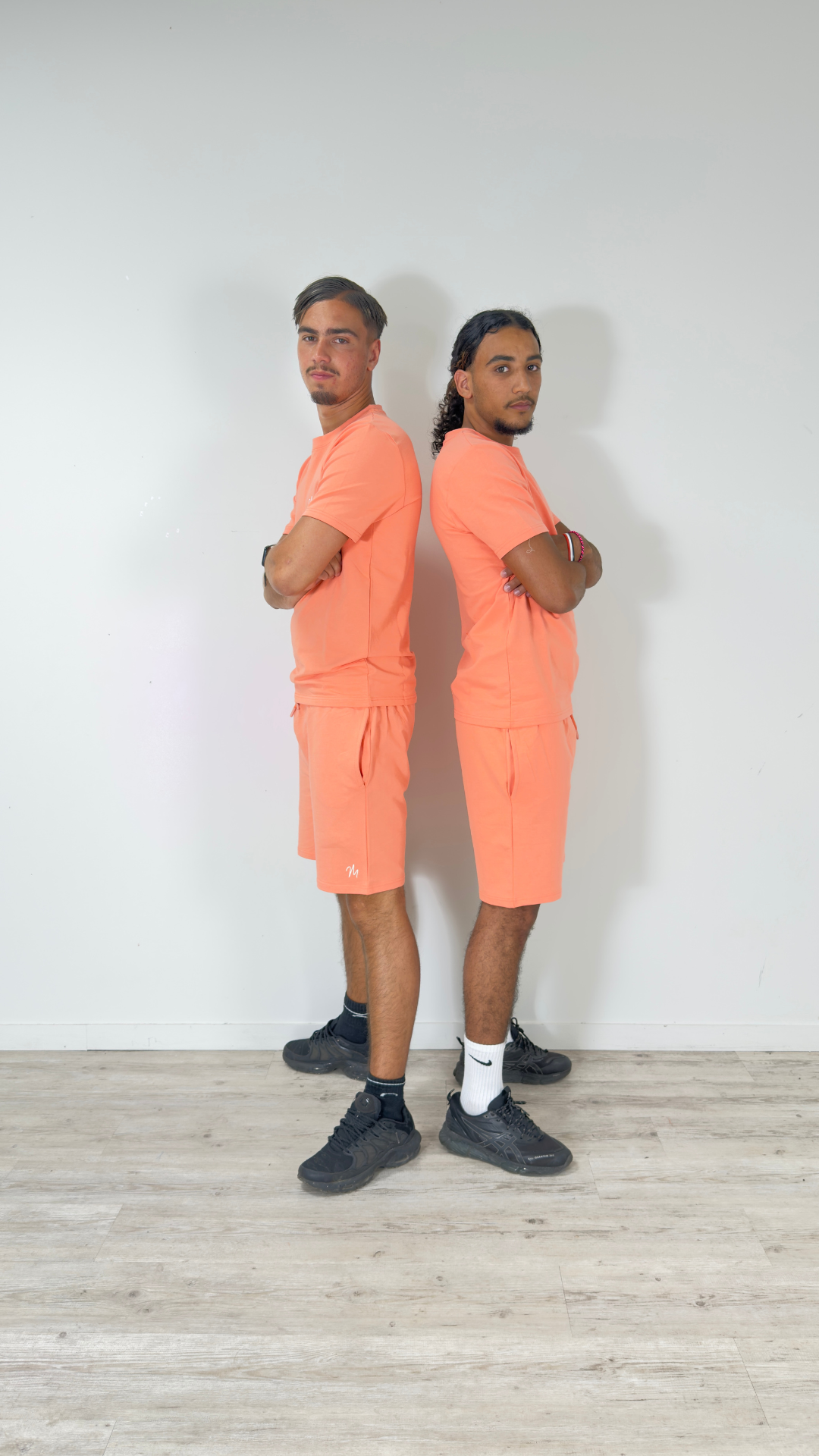 Ensemble Monaco Saumon Coton