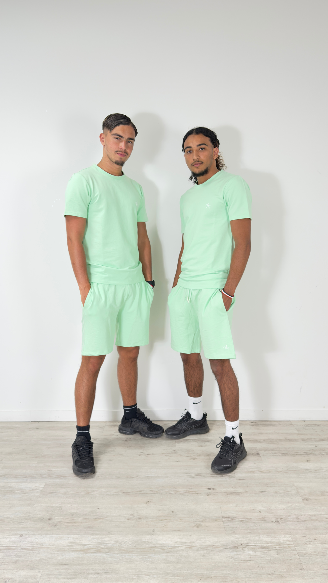 Ensemble Monaco Vert Pomme Coton