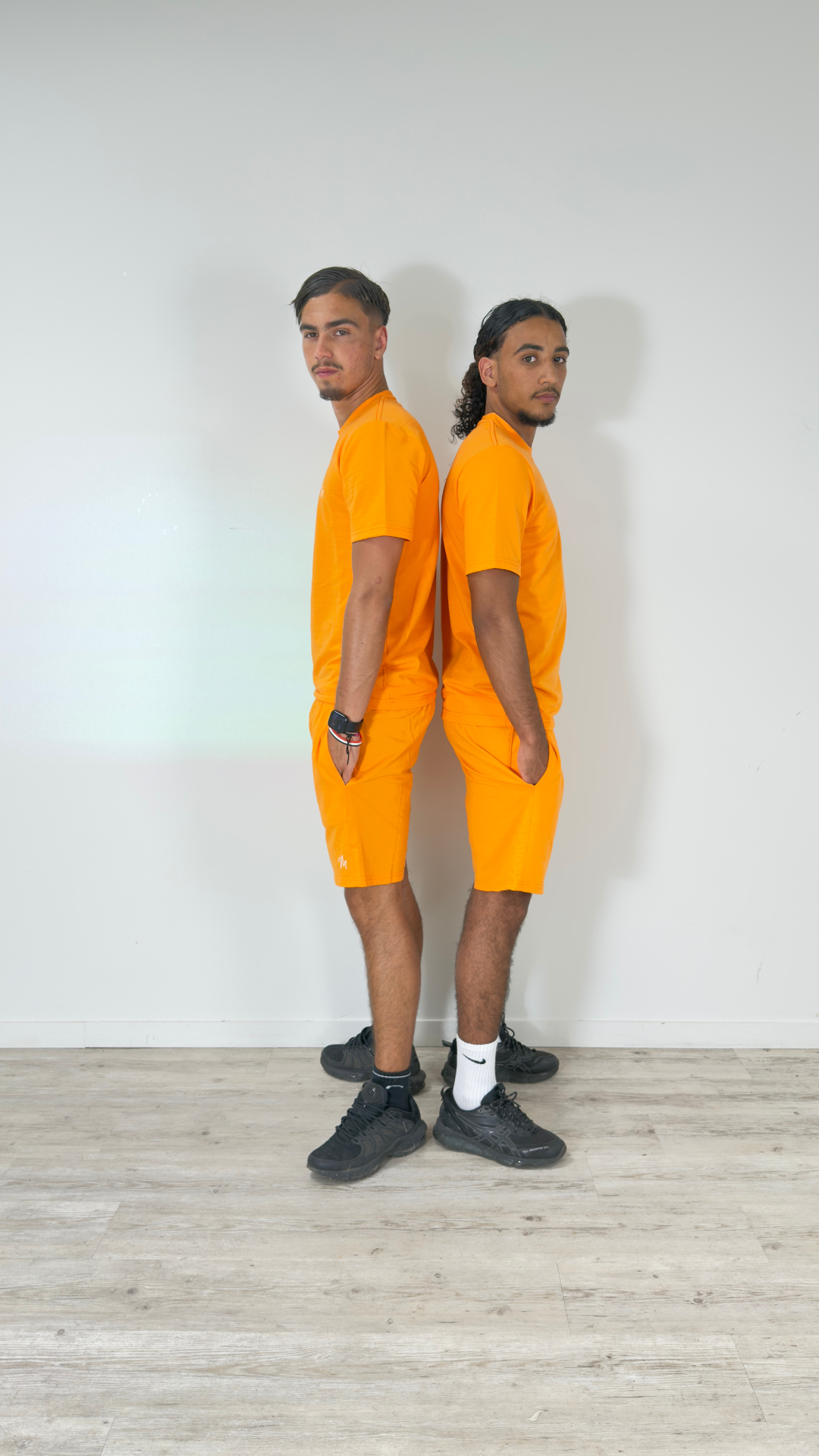Ensemble Monaco Orange Coton
