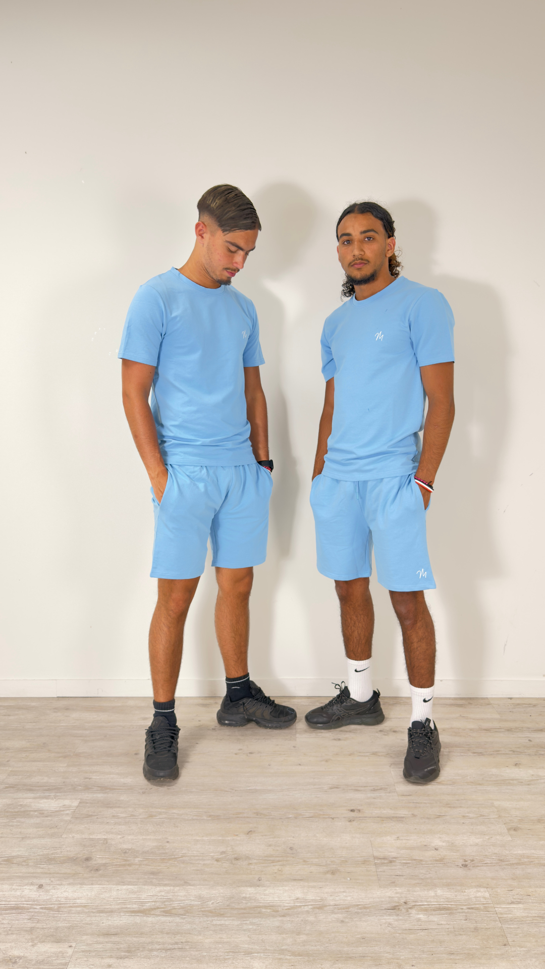 Ensemble Monaco Bleu Ciel Coton