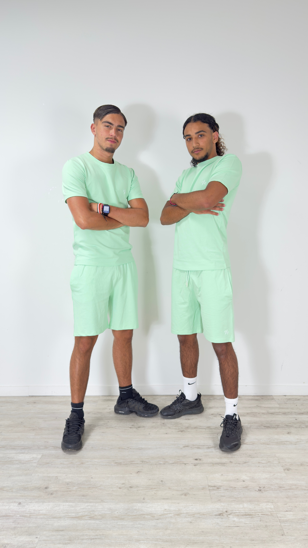 Ensemble Monaco Vert Pomme Coton